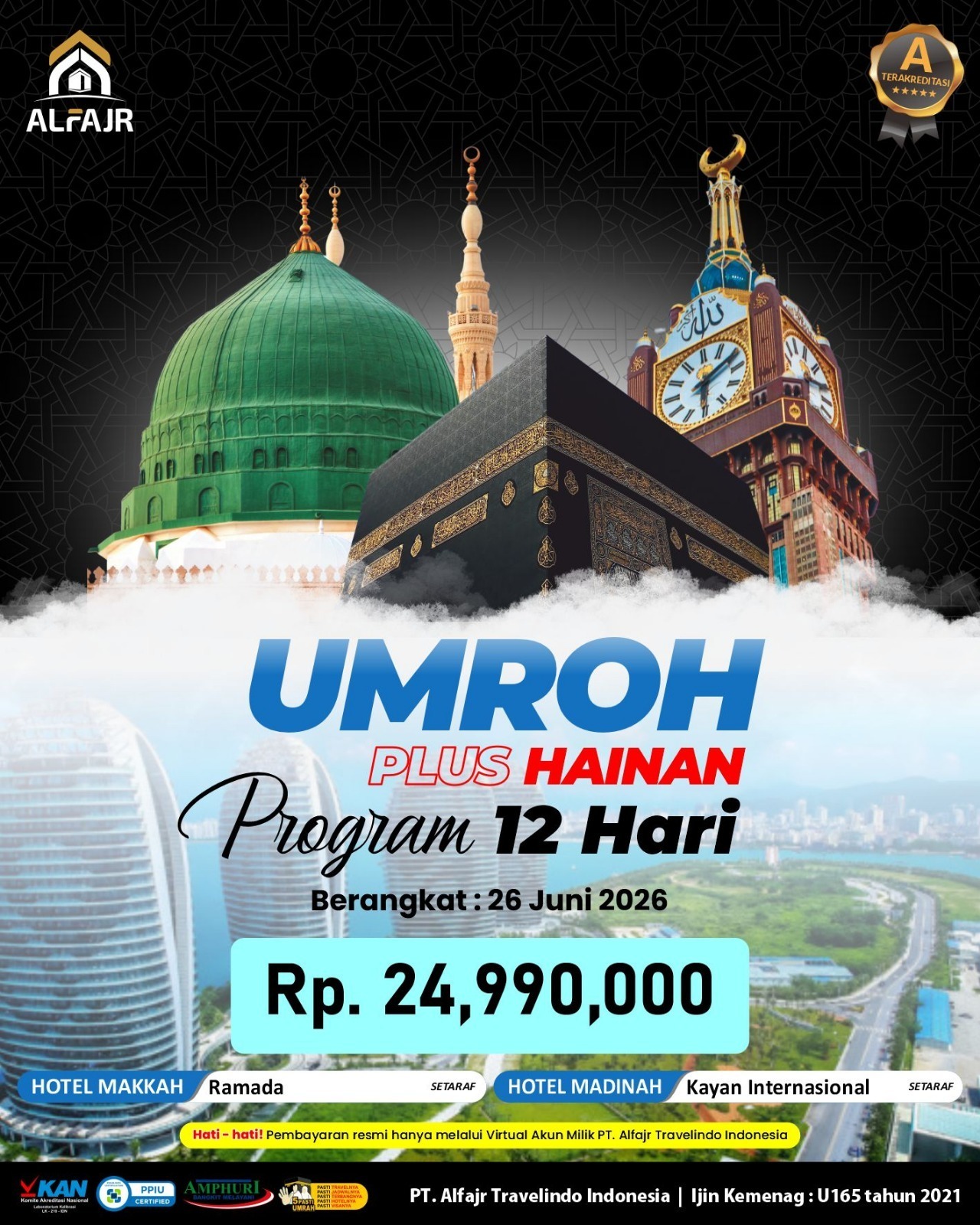 Libur Sekolah Alfajr Umroh Purworejo Haji Khusus Plus Hainan Kebumen Magelang Official Pusat Solo
